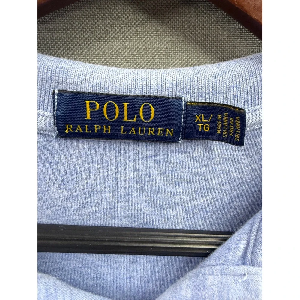 Polo Ralph Lauren Polo Shirt Mens Light Blue Short Sleeve‎ Classic Fit XL